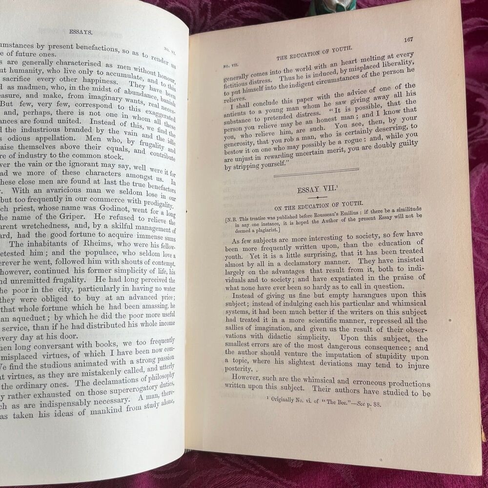 1854 The Works of Oliver Goldsmith Vol. III, Antique Book, Publisher John Murray - Picture 7 of 10